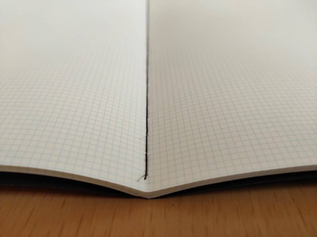 pages in the middle of kleid notebook